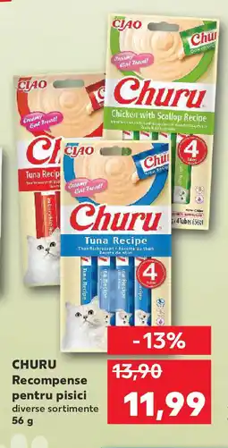 Kaufland CHURU Recompense pentru pisici Ofertă