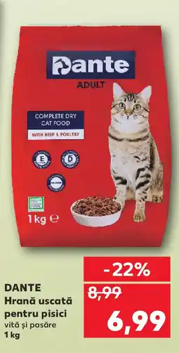 Kaufland DANTE Hrană uscată pentru pisici Ofertă