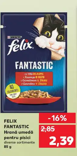 Kaufland PURINA Felix fantastic Hrană umedă pentru pisici Ofertă