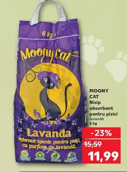 Kaufland MOONY CAT Nisip absorbant pentru pisici Ofertă