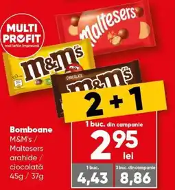 PROFI Bomboane M&M's / Maltesers arahide / ciocolată Ofertă