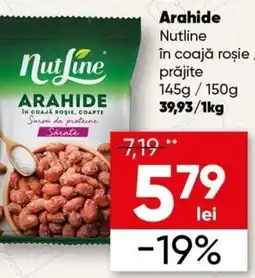 PROFI Arahide Nutline în coajă roșie / prăjite Ofertă
