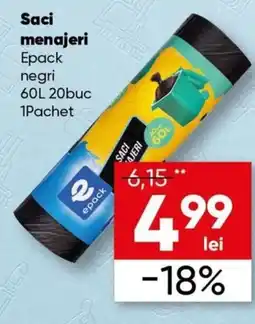 PROFI Saci menajeri Epack negri Ofertă