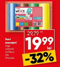 PROFI Saci menajeri Vigo colorați Ofertă