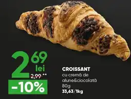 PROFI CROISSANT cu cremă de alune&ciocolată Ofertă