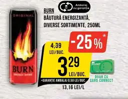 Mega Image Burn băutură energizantă Ofertă