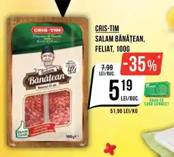 Mega Image Cris-tim salam bănăţean, feliat Ofertă