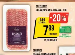 Mega Image Excellent salam spianata romana Ofertă