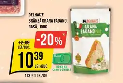 Mega Image Delhaize brânză grana padano, rasă Ofertă