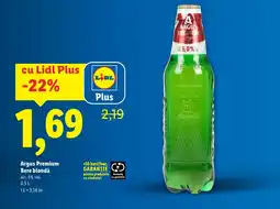 Lidl Argus Premium Bere blondă Ofertă
