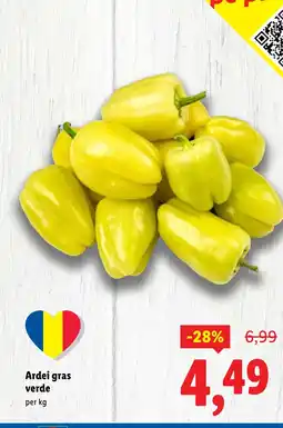 Lidl Ardei gras verde Ofertă