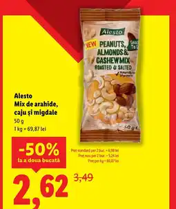 Lidl Alesto Mix de arahide, caju şi migdale Ofertă