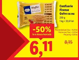 Lidl Confiserie Firenze Gofre cu ou Ofertă