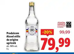 Lidl Prodalcom Alcool etilic de origine agricolă Ofertă