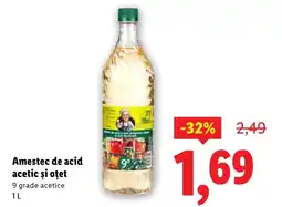 Lidl Amestec de acid acetic şi oțet Ofertă