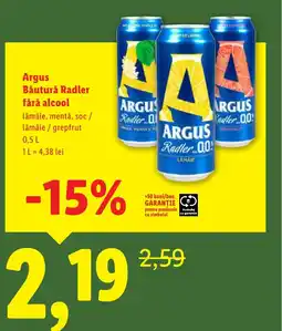 Lidl Argus Băutură Radler fără alcool Ofertă
