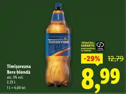 Lidl Timişoreana Bere blondǎ Ofertă