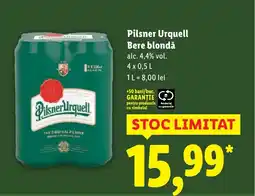 Lidl Pilsner Urquell Bere blondǎ Ofertă