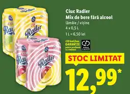 Lidl Ciuc Radler Mix de bere fără alcool Ofertă