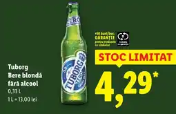 Lidl Tuborg Bere blondǎ Ofertă