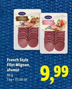 Lidl French Style Filet Mignon, afumat Ofertă