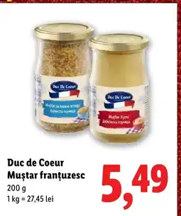 Lidl Duc de Coeur Muştar franţuzesc Ofertă