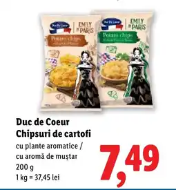 Lidl Duc de Coeur Chipsuri de cartofi Ofertă