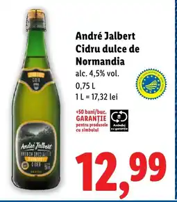 André Jalbert Cidru dulce de Normandia