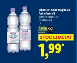 Lidl Biborţeni Aqua Magnesia Apă minerală Ofertă