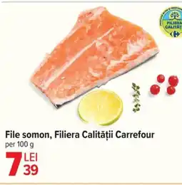 Carrefour File somon, Filiera Calității Carrefour Ofertă