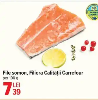 Carrefour File somon, Filiera Calității Carrefour Ofertă