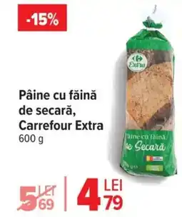 Carrefour Pâine cu făină de secarǎ, Carrefour Extra Ofertă