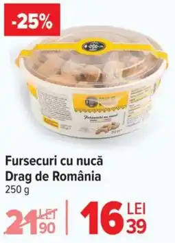 Carrefour Fursecuri cu nucă Drag de România Ofertă
