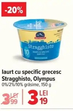 Carrefour laurt cu specific grecesc Stragghisto, Olympus Ofertă
