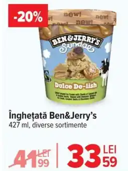 Carrefour Îngheţată Ben&Jerry's Ofertă