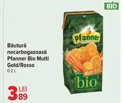 Carrefour Băutură necarbogazoasă Pfanner Bio Multi Gold/Rosso Ofertă
