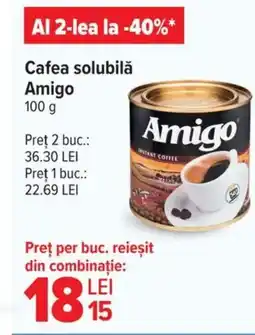 Carrefour Cafea solubilǎ Amigo Ofertă