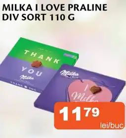 Unicarm Milka i love praline Ofertă