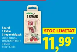 Lidl Laurul 1 Pahar Sirop multipack Ofertă