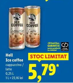 Lidl HELL Ice coffee Ofertă
