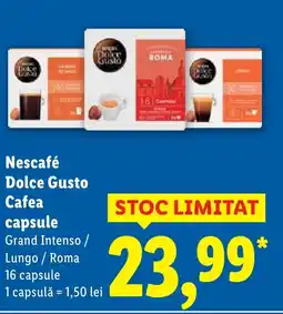 Lidl Nescafé Dolce Gusto Cafea capsule Ofertă