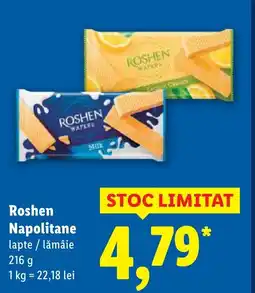 Lidl ROSHEN Napolitane Ofertă