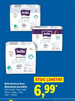 Lidl Bella Perfecta Pure Absorbante periodice Ofertă