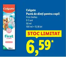 Lidl COLGATE Pastă de dinți pentru copii Ofertă