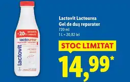 Lidl Lactovit Lactourea Gel de duş reparator Ofertă