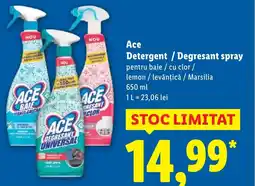 Lidl ACE Detergent / Degresant spray Ofertă