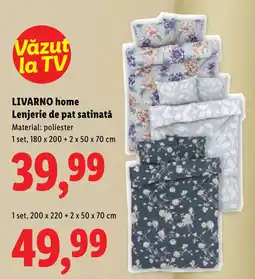 Lidl LIVARNO HOME Lenjerie de pat satinată Ofertă