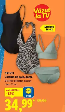 Lidl CRIVIT Costum de baie, damă Ofertă