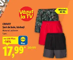 Lidl CRIVIT Şort de baie, bărbați Ofertă