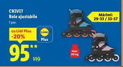 Lidl CRIVIT Role ajustabile Ofertă